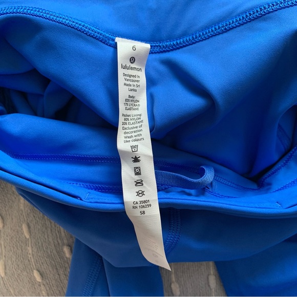 Lululemon Free to Speed high-rise tight 25” wild bluebell size 6 - Picture 7 of 12